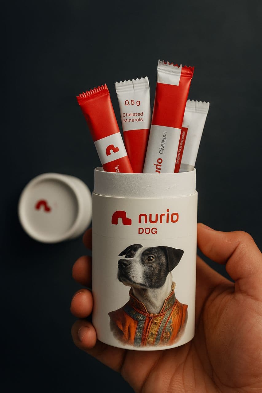 Nurio Dog — 0.5g şelatlı mineral saşeleri